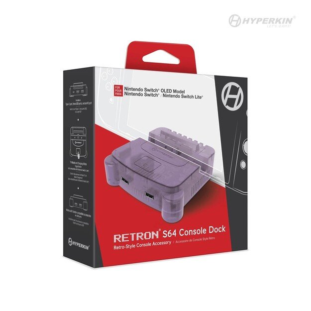 Hyperkin Retron S64 Console Dock - Switch (Purple)