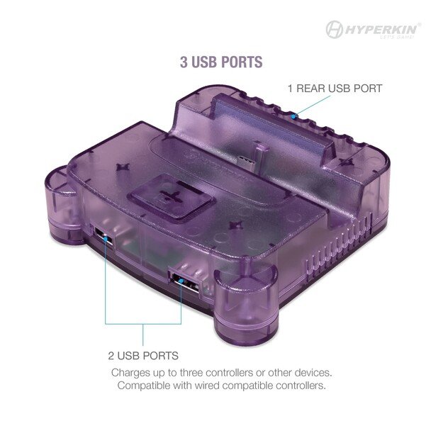 Hyperkin Retron S64 Console Dock - Switch (Purple)