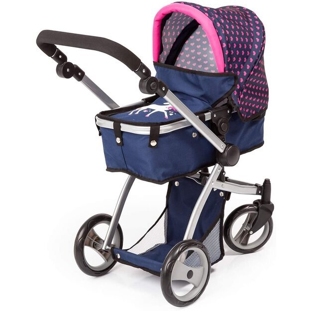 Bayer - Dolls Pram Mega Set - Navy (18354AC)