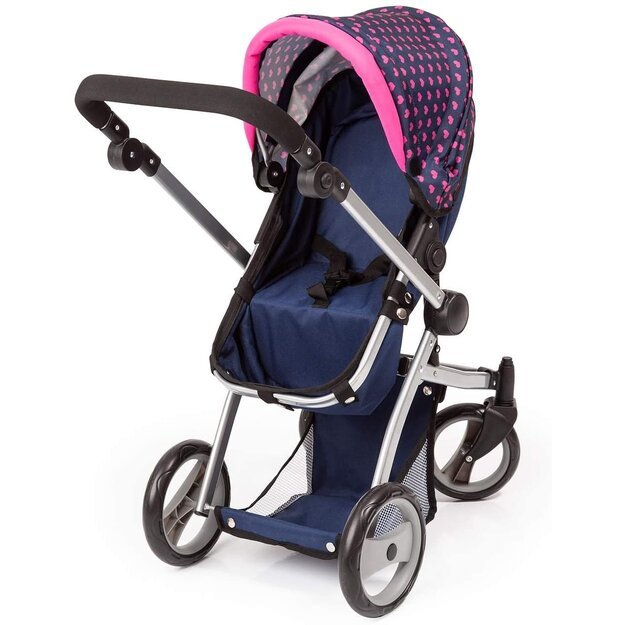 Bayer - Dolls Pram Mega Set - Navy (18354AC)