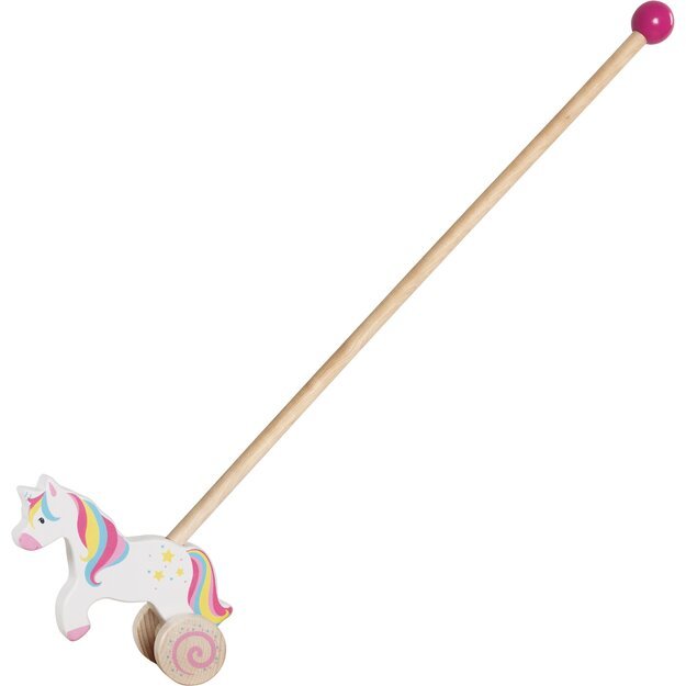 GOKI - Unicorn, push-along animal - (54869)