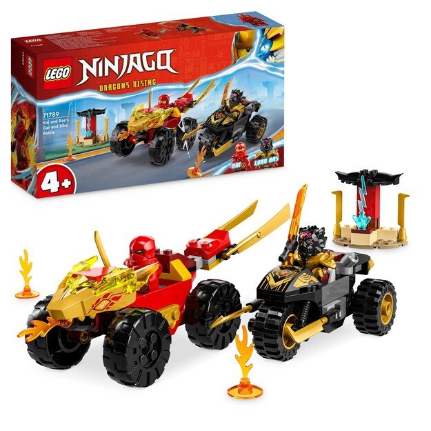 LEGO Ninjago - Kai and Ras's Car and Bike Battle (71789)