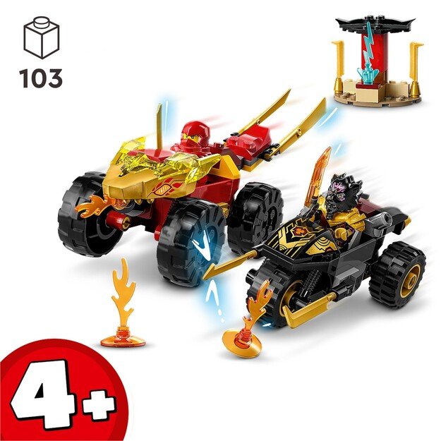 LEGO Ninjago - Kai and Ras's Car and Bike Battle (71789)