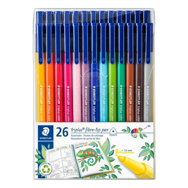 Staedtler - Triplus brilliant colour, 26 pcs (323 TB26)