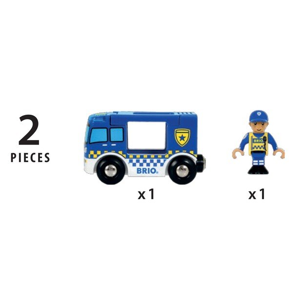 BRIO - Police Van (33825)