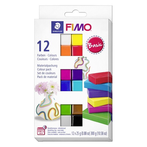 FIMO - Soft Set 12x25g - Basic (8023 C12-1)