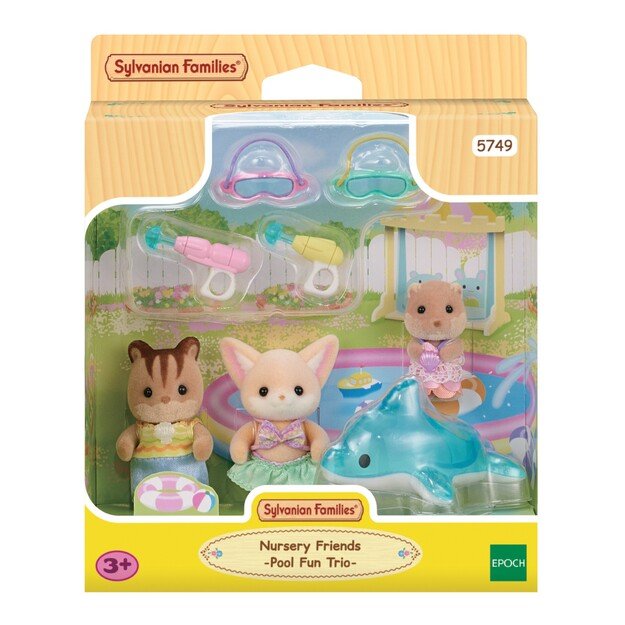 Sylvanian Families - Kindergarten Friends - Wading Pool Trio (5749)