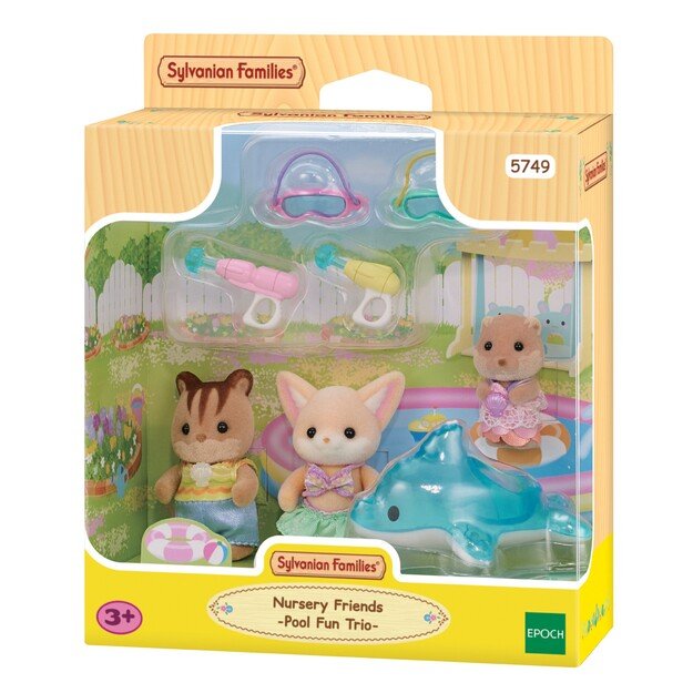 Sylvanian Families - Kindergarten Friends - Wading Pool Trio (5749)