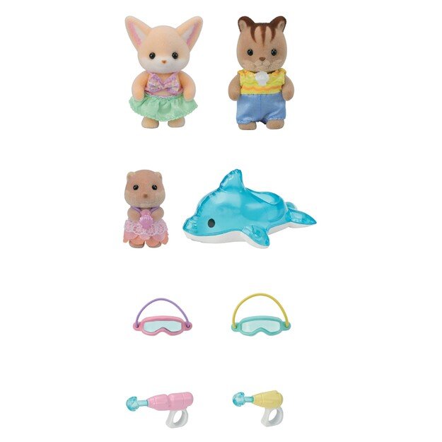 Sylvanian Families - Kindergarten Friends - Wading Pool Trio (5749)