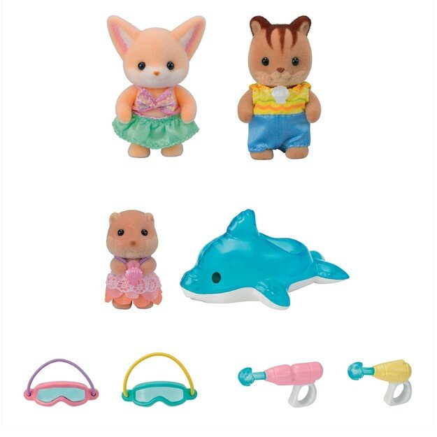 Sylvanian Families - Kindergarten Friends - Wading Pool Trio (5749)