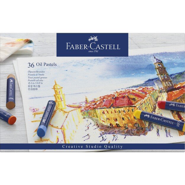 Faber-Castell - Oil pastel crayons STUDIO QUALITY box of 36 (127036)