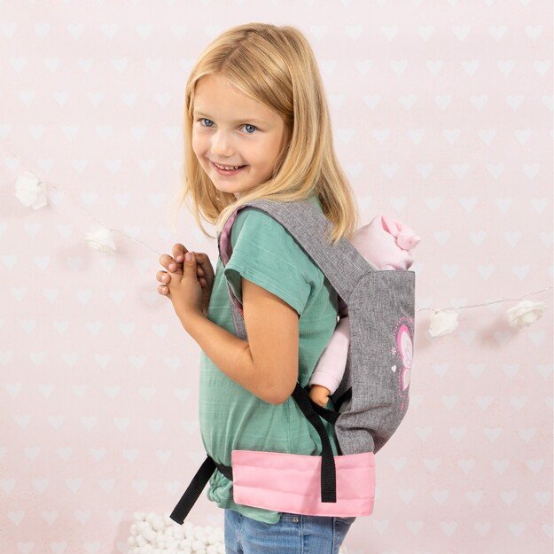 Bayer - Doll Carrier - Grey & Pink (62233AA)