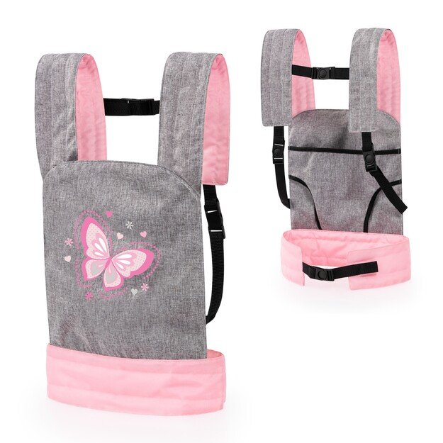 Bayer - Doll Carrier - Grey & Pink (62233AA)