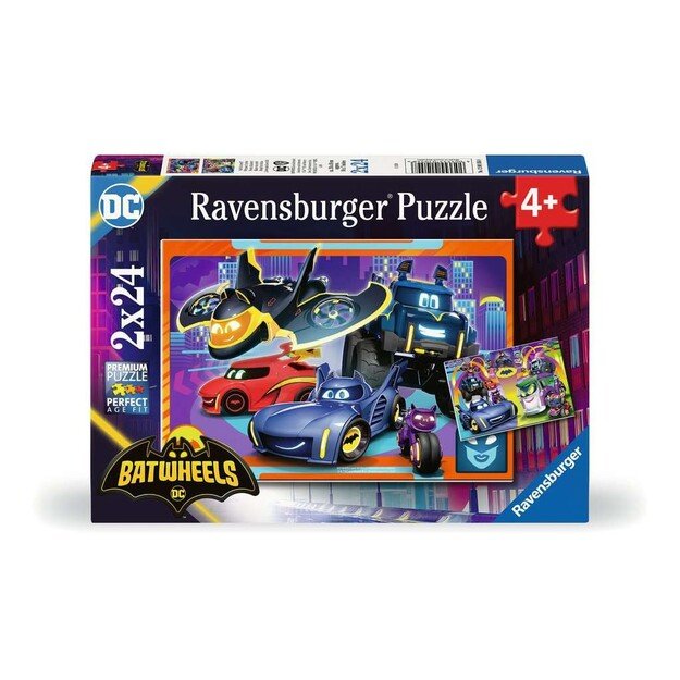 Ravensburger - Puzzle Batwheels 2x24p