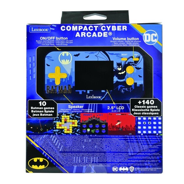 Lexibook - Compact Arcade® Pocket Batman Gaming Console (JL2367BAT)