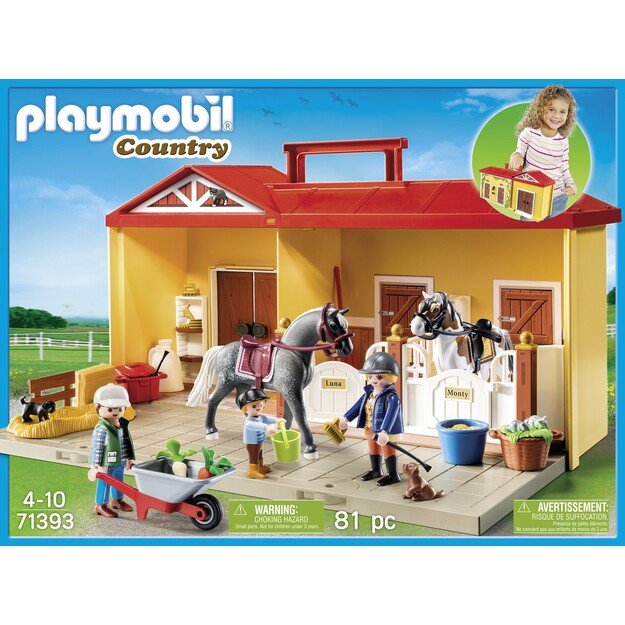 Playmobil - Take along Horse center (71393)