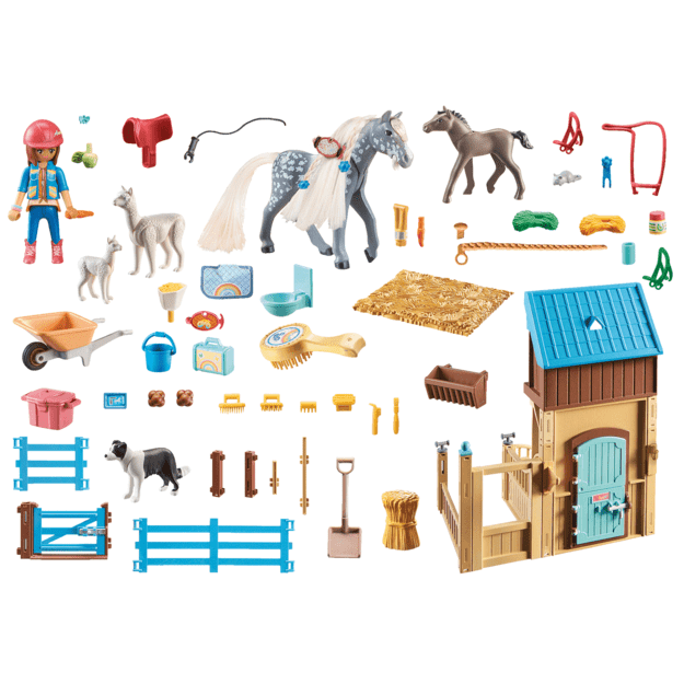 Playmobil - Horse Stall with Amelia and Whisper  (71353)