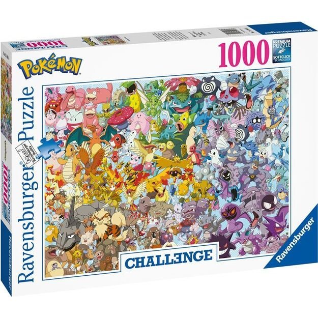 Ravensburger - Puzzle 1000 - Challenge - Pokémon (10215166)