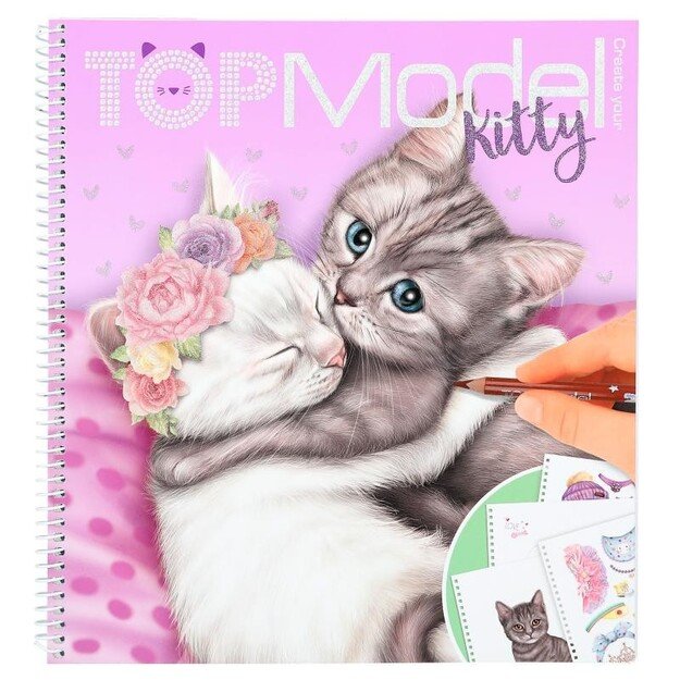 TOPModel - Create Your  -Kitty Colouring Book (412282)