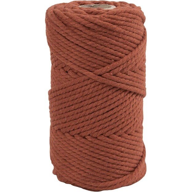 Craft Kit - Macramé rope - Burnt orange (977563)