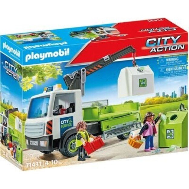 Playmobil - Waste glass truck with container (71431)