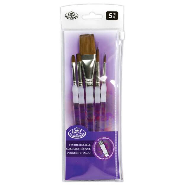 Royal & Langnickel - Artist paint brush synthetic sable 5pcs Brush Set (302525)