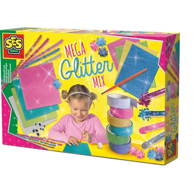 SES Creative - Mega glitter handicraft set (S14109)