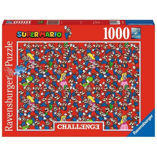 Ravensburger - Puzzle 1000 - Challenge - Super Mario Bros (10216525)