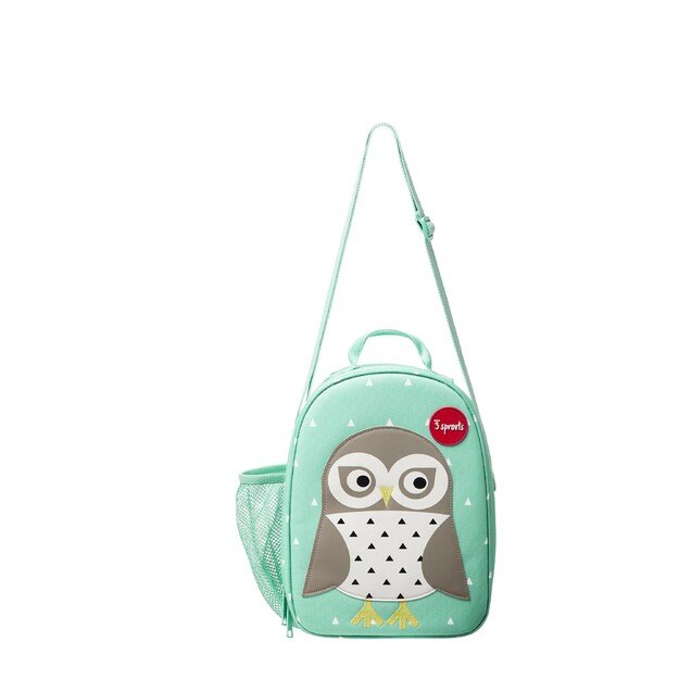 3 Sprouts - Lunch Bag - Mint Owl