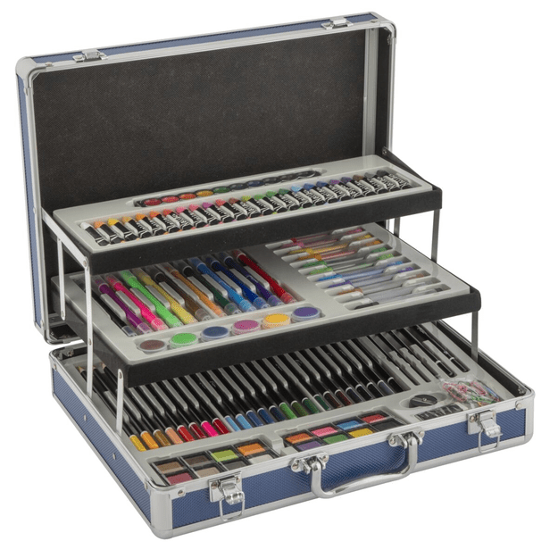 Nassau - Art set 140 pcs in metal box, Dark blue (AR0969/GE)