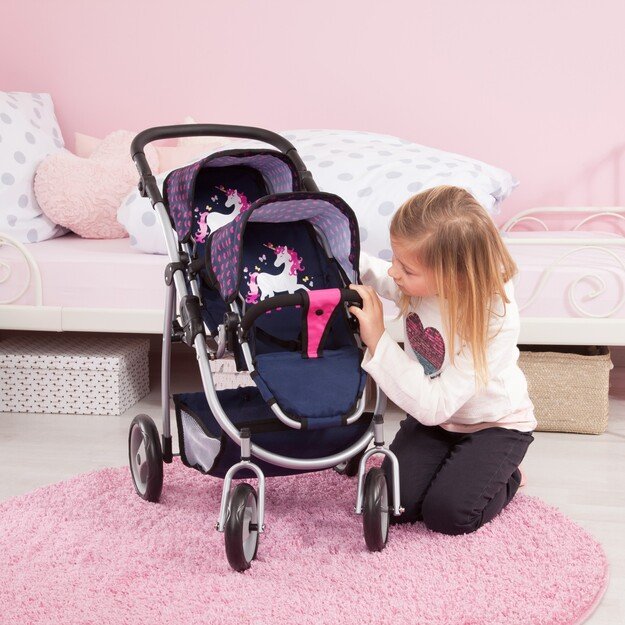 Bayer - Twin Pram - Navy (26554AA)