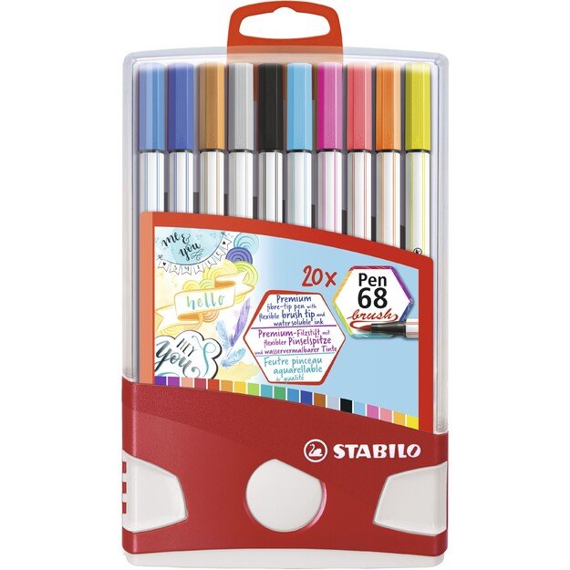 Stabilo - Pen 68 Brush Color Parade (204023)