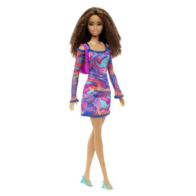 Barbie - Fashionista Doll - With Crimped Hair And Freckles (HJT03)