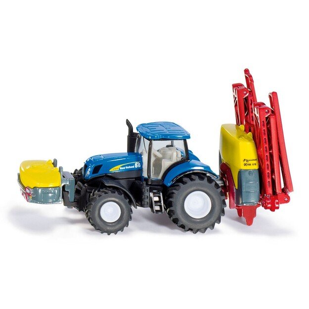 Siku - 1:87 New Holland Tractor With Crop Sprayer (313-1799)