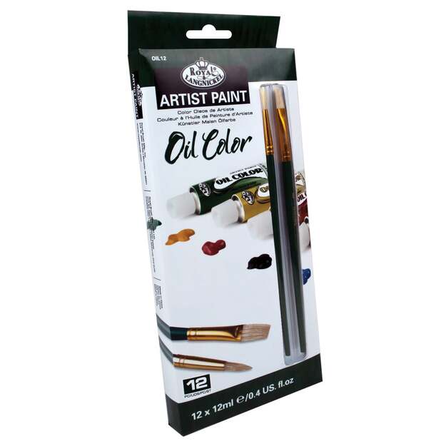 Royal & Langnickel - Oil 12 Color Pack w/ Bonus Brushes (304002)