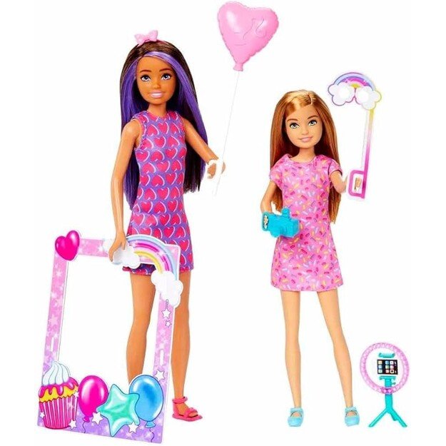 Barbie - Celebration Fun Birthday Skipper and Stacie Doll (HKB12)