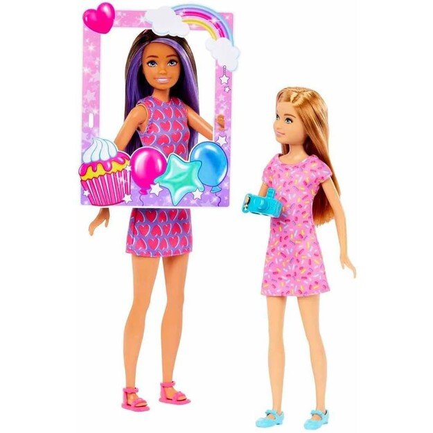 Barbie - Celebration Fun Birthday Skipper and Stacie Doll (HKB12)