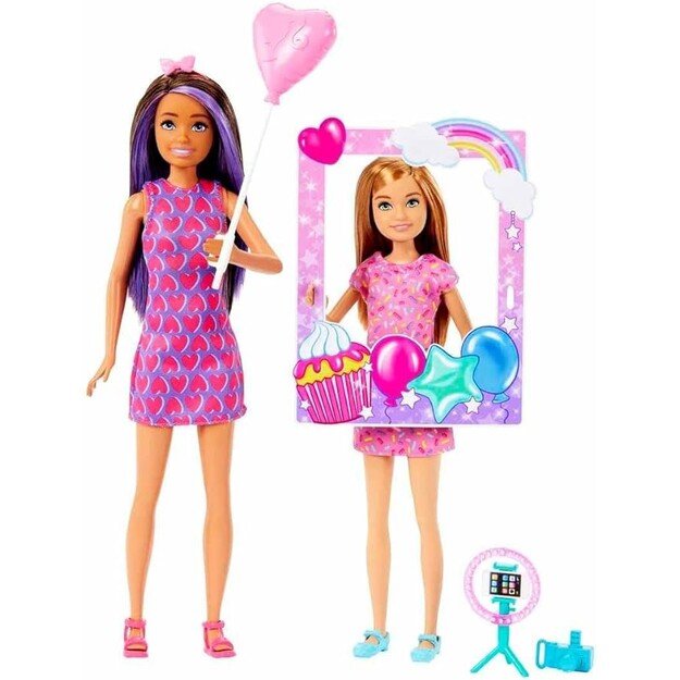 Barbie - Celebration Fun Birthday Skipper and Stacie Doll (HKB12)