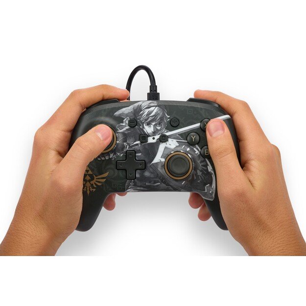 PowerA Enhanced Wired Controller for Nintendo Switch - Battle-Ready Link
