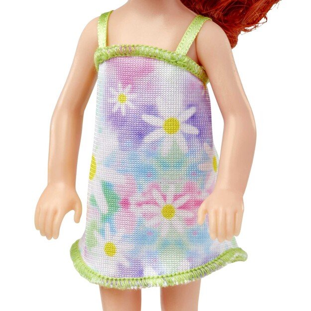 Barbie - Chelsea and Friends Doll - Floral Dress With Red Hair (HNY56)