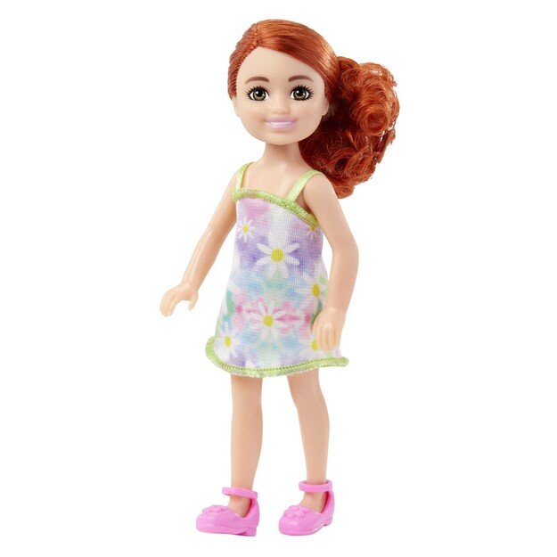 Barbie - Chelsea and Friends Doll - Floral Dress With Red Hair (HNY56)