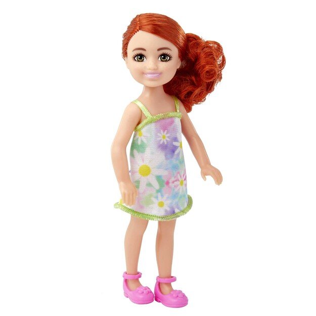 Barbie - Chelsea and Friends Doll - Floral Dress With Red Hair (HNY56)