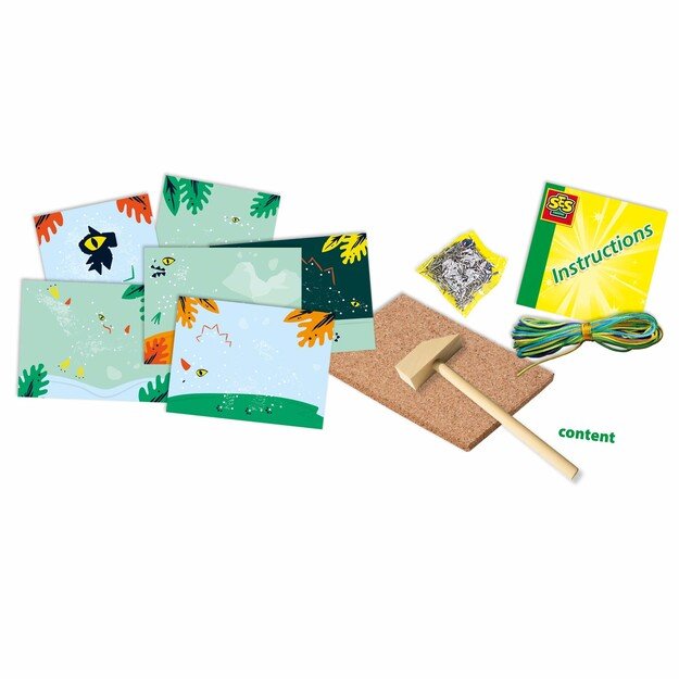 SES Creative - Hammer string art dinos - (S14957)