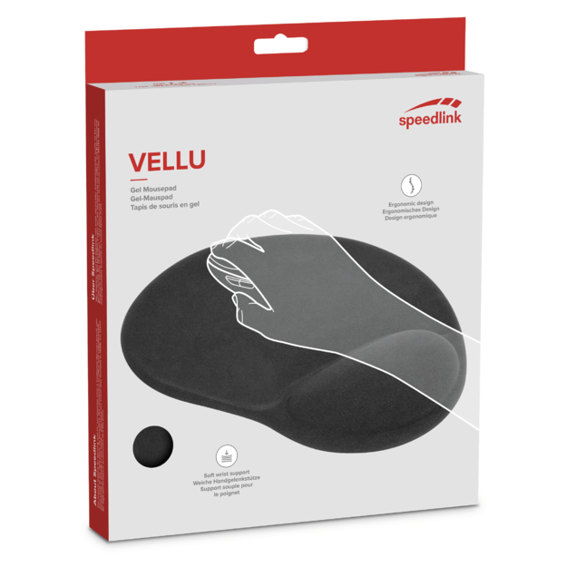 Speedlink - VELLU Gel Mousepad, black