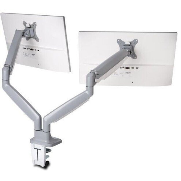 Kensington - SmartFit One-Touch Monitor arm Dual - Light grey