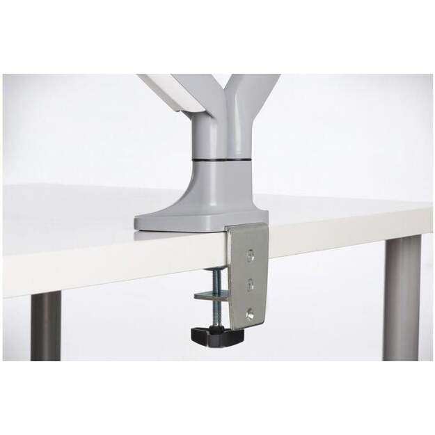 Kensington - SmartFit One-Touch Monitor arm Dual - Light grey