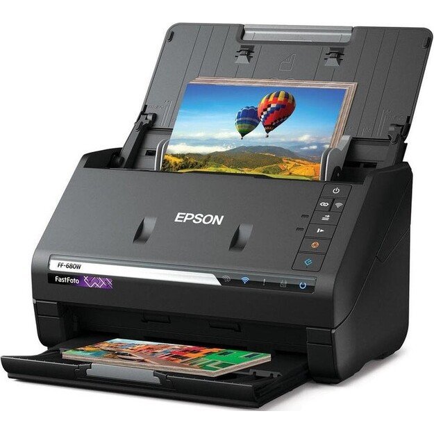 Epson - FastFoto FF-680W - Wireless High-Speed Scanner