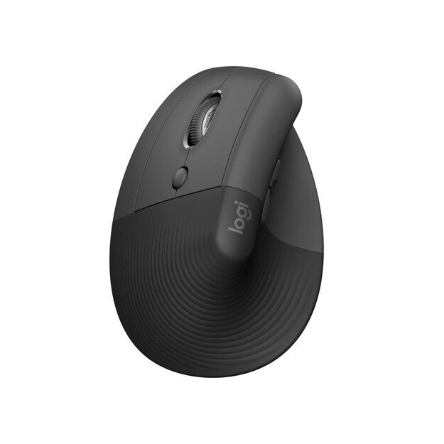 Logitech - Lift Left Vertical Ergonomic Mouse, Graphite Black