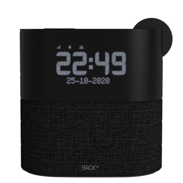 SACKit - WAKEit S Clock Radio with Wireless Charging & Bluetooth Speaker