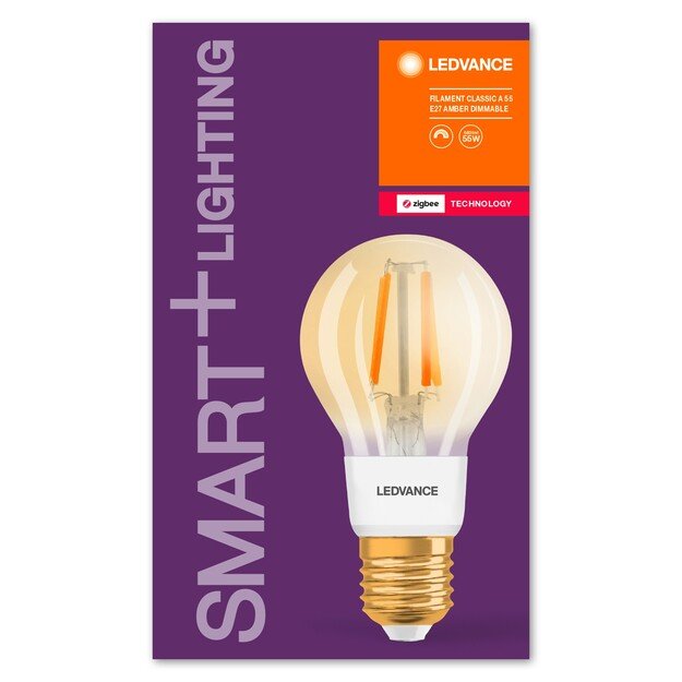 Ledvance - Smart+ Clear Filament Gold E27 Light Bulb Zigbee - S